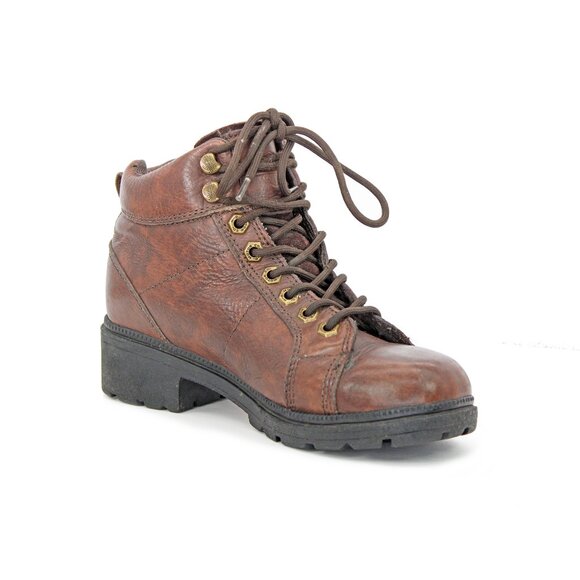 Harley-Davidson® Women's Tyler 4-Inch Lace Chukka Boots, Brown D84280 - Picture 3 of 9